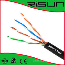 Pase Vertical Flame Test LSZH Jacket UTP Cat5e Cable Cable de red